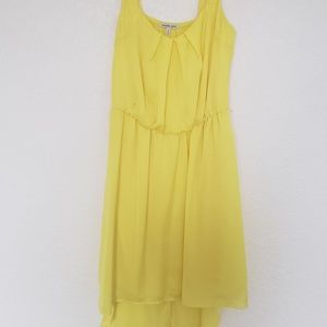 Charlotte Russe Yellow High Low Dress
